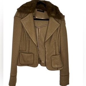 Sheri Bodell Vintage tan Blazer / Jacket - Size Small